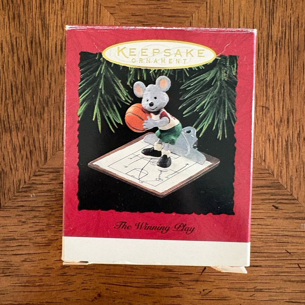 Vintage Hallmark Ornament: The Winning Play